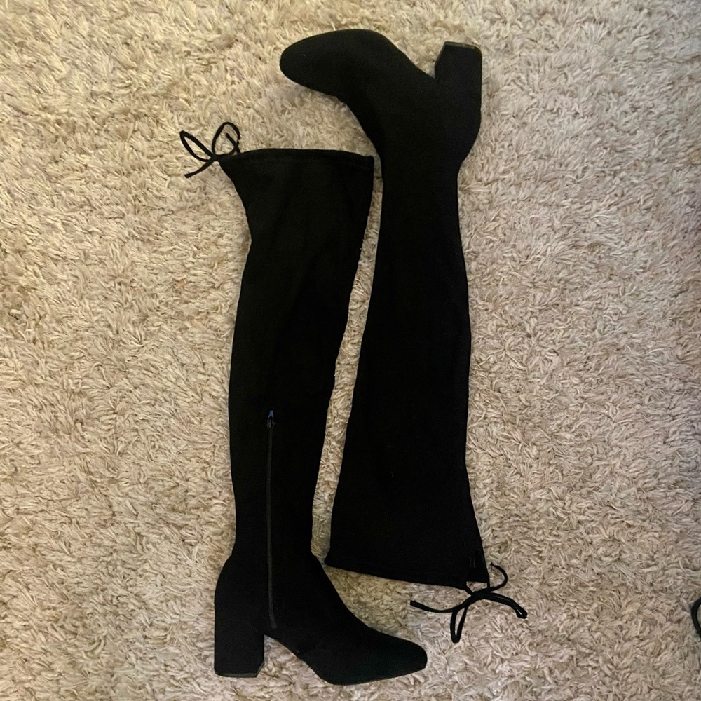 Black Over the Knee Boots